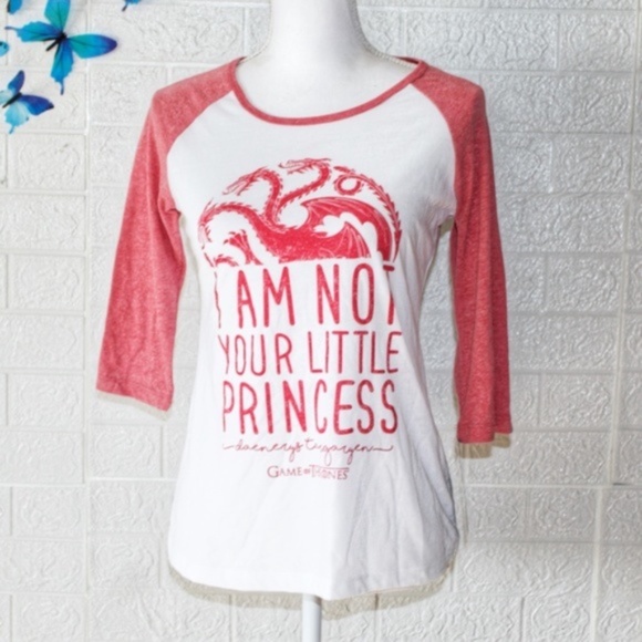 Game of Thrones Baseball Tshirt Daenerys Targaryen - Picture 2 of 12
